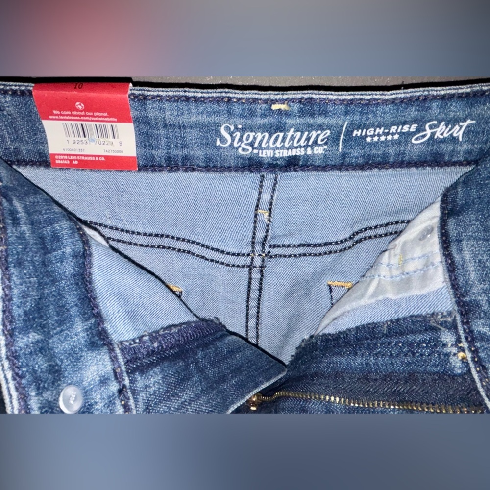 Denim Mini Skirt - Picture 10 of 15
